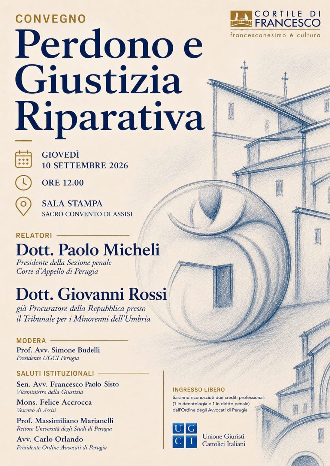 Convegno "Perdono e giustizia riparativa"